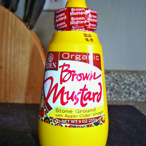 EdenBrownMustard Eden Foods Apple Cider Brown Mustard
