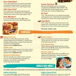 Fridays Sample Menu Marketing Example 2
