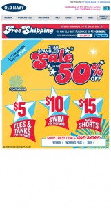 Old Navy Newsletter