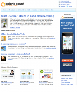 Calorie-Count-4161 Calorie Count Newsletter