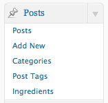 Wordpress Taxonomy