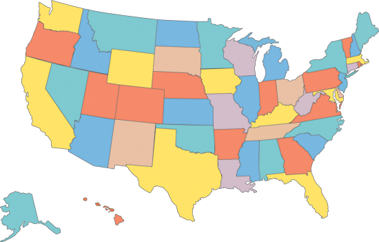 Blank Usa Map