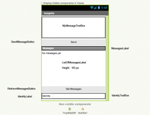 App inventor Chat App Design