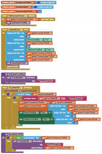 EditContactScreen Blocks