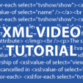XML Video Tutorial